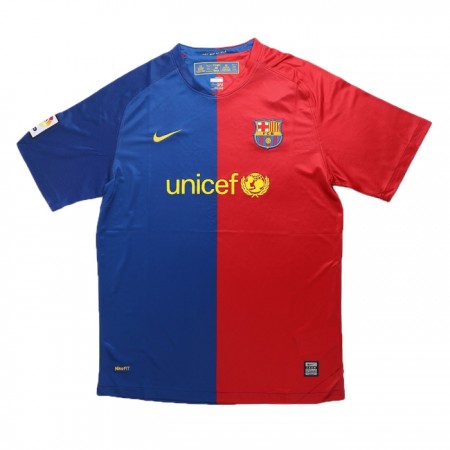 Goedkope Barcelona 2008-09 Retro Thuisshirt